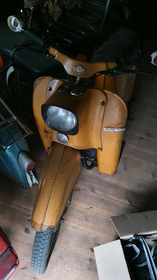 SIMSON SCHWALBE KR51/1K mit Anhänger in Lichtenau