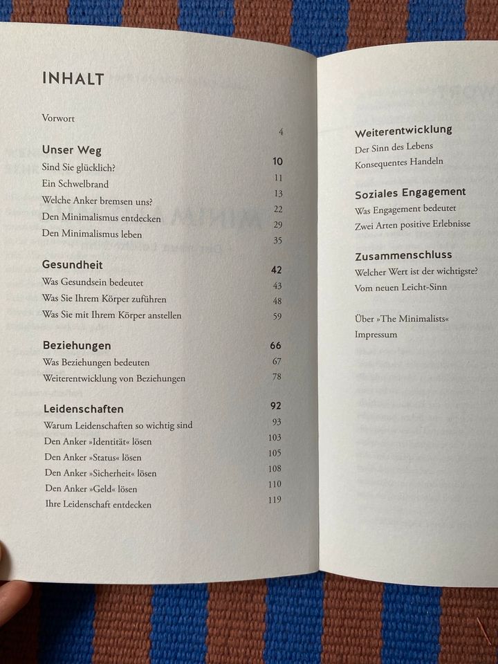 Buch Minimalismus der neue Leicht-Sinn Gräfe und Unzer Verlag in Berlin