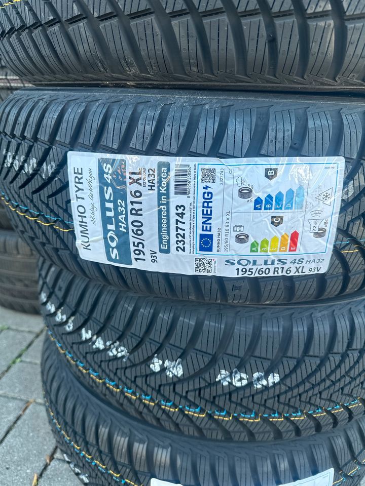 4 st 195/60R16 93V Kumho Allwetterreifen Angebot!! in Hessen - Dieburg |  Reifen & Felgen | eBay Kleinanzeigen ist jetzt Kleinanzeigen | Autoreifen