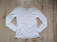 H&M basic Langarmshirt Damen weiß Gr. L neuwertig Hessen - Espenau Vorschau