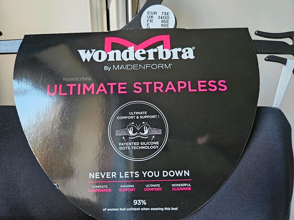 NEU Wonderbra Ultimate Strapless schwarz 75E in Nürnberg (Mittelfr)