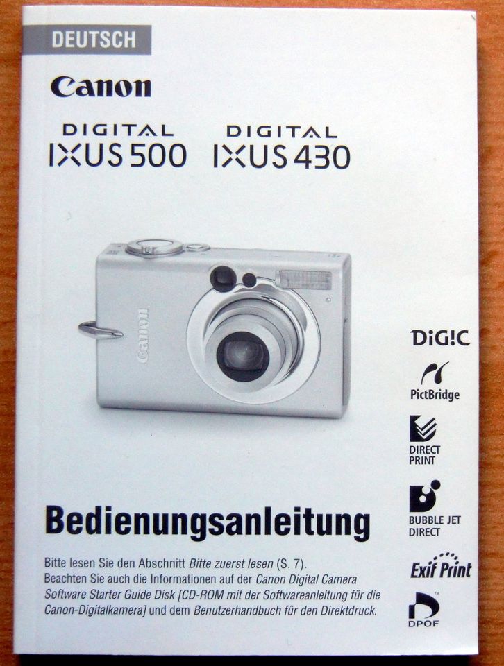 Canon IXUS 430 Digitalkamera, Kamera defekt an Bastler in Emmingen-Liptingen