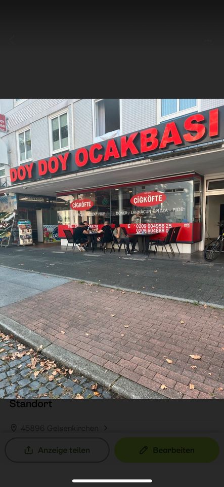 Döner pizza laden zum verkaufen in Gelsenkirchen