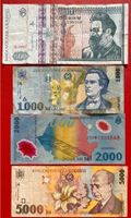 Rumänien 500/1000/2000/5000 Lei Banknoten Lübeck - St. Lorenz Nord Vorschau