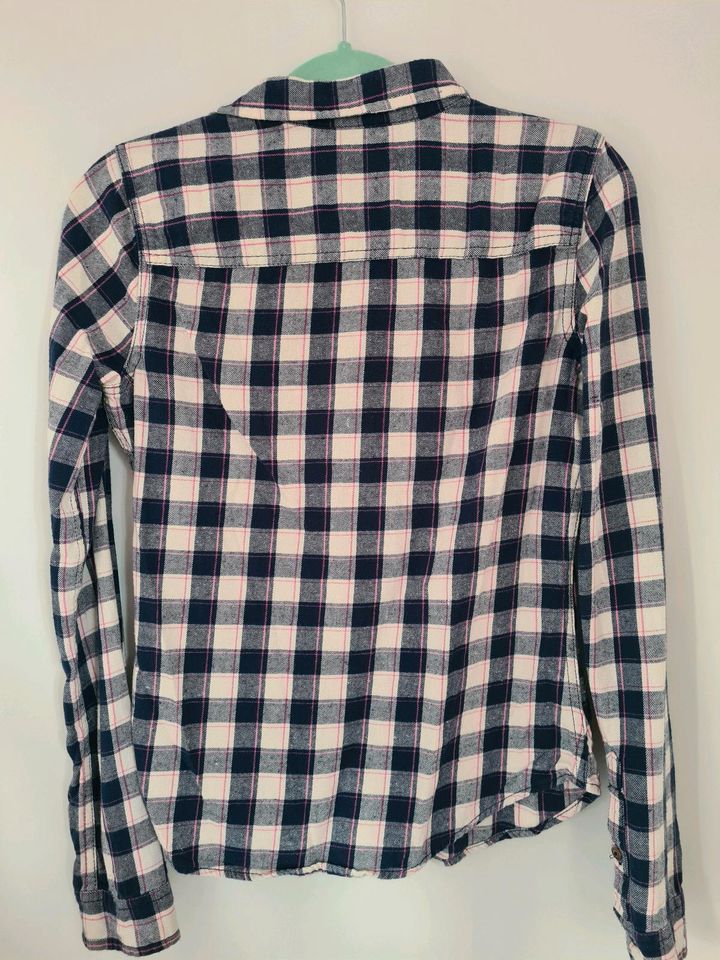 Hollister Damen langarm Shirt / karo Hemd - Gr. S in Hamburg