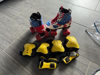 Rollschuhe 29/30 mit Schoner Set Nordrhein-Westfalen - Heiden Vorschau