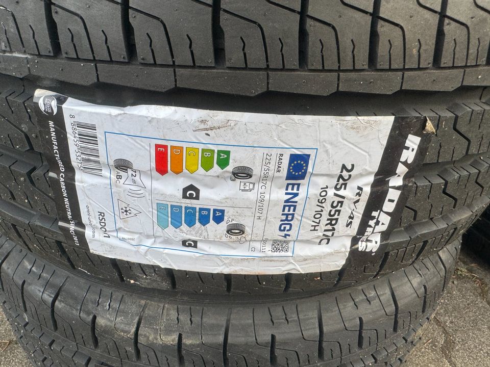 Neue Sommerräder (Mercedes Vito;V-Klasse) 225/55 R17C 109/107H in Herne