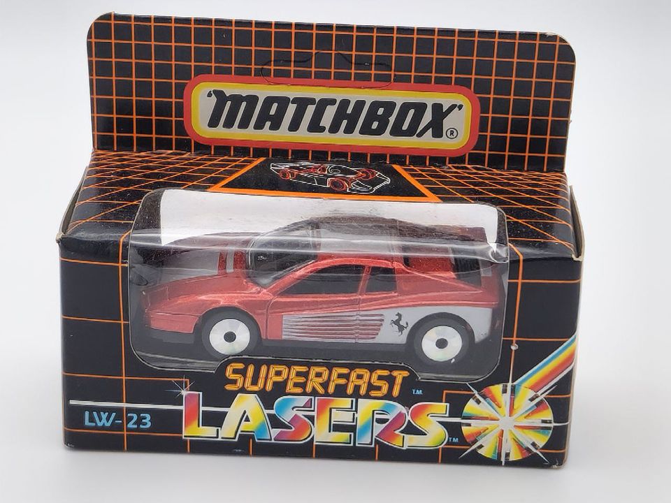 Matchbox Lasers Wheels Superfast Ferrari Lamborghini Buick - OVP in Wolfsburg