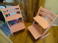 2 Stokke Tripp Trapp Hochstuhl Prinzessin Modell rosa Pink pastel West - Zeilsheim Vorschau