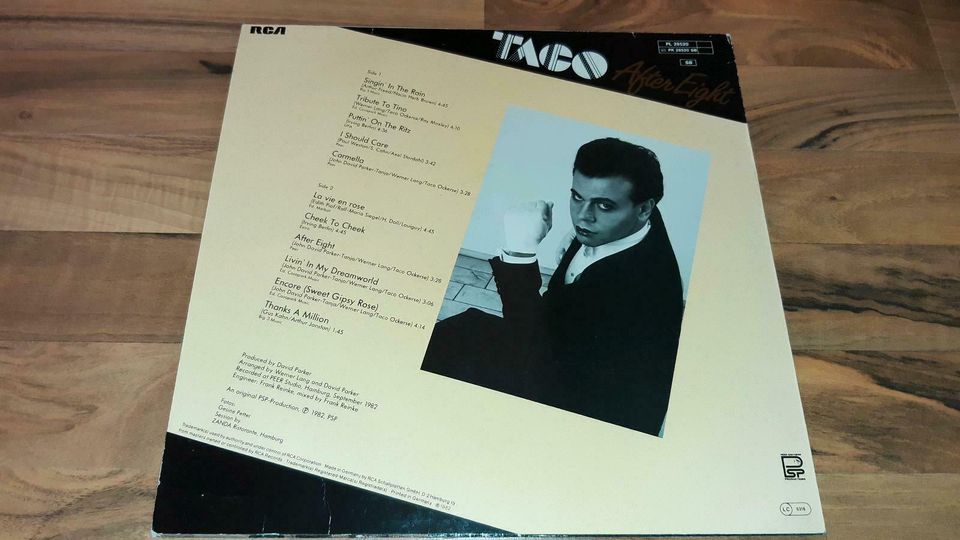 Taco - After eight, 1982, LP, Vinyl Schallplatte in Garbsen