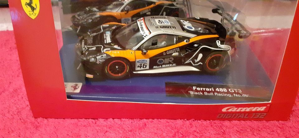 Carrera Digital 132 30808 Ferrari 488 GT3 Black Bull Racing No.46 in Cuxhaven