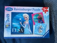 Puzzle Elsa, Anna und Olaf (3x49 Teile) Bremen - Neustadt Vorschau