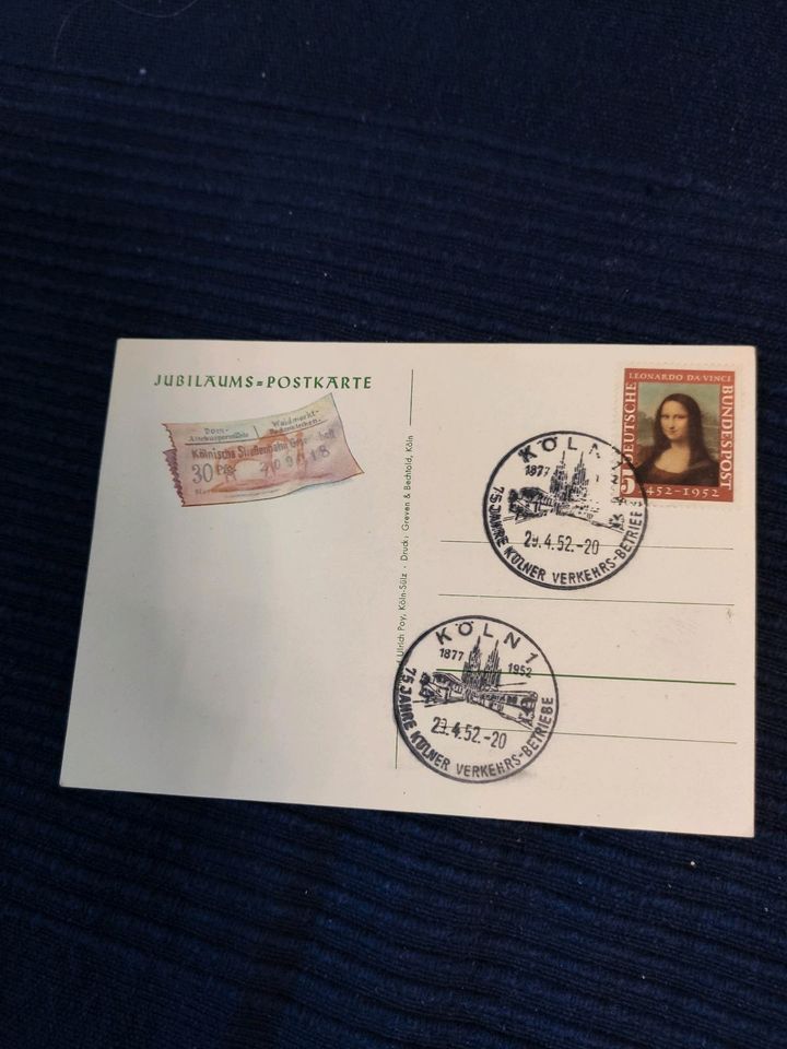 Jubiläums Postkarte in Köln