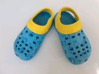 Kinder Schuhe Crocs blau/gelb Größe 25/26 Mecklenburg-Vorpommern - Neubrandenburg Vorschau