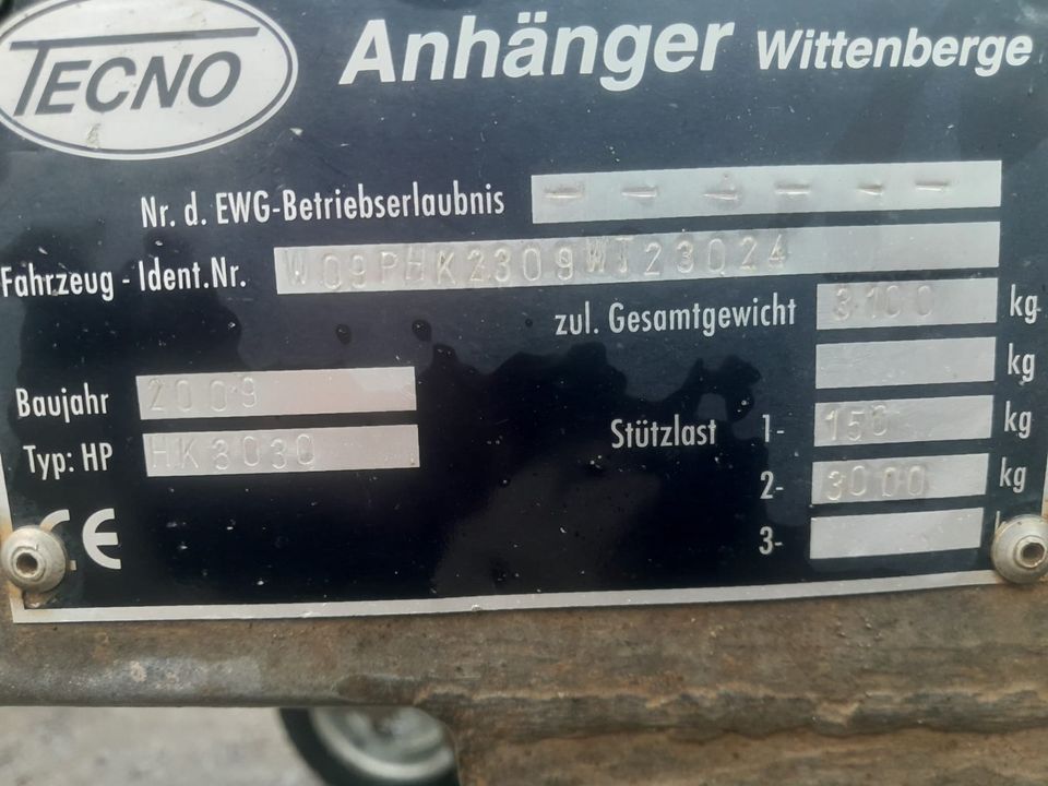 Auto Anhänger Kipper Dreiseitenkipper elektrisch in Warburg