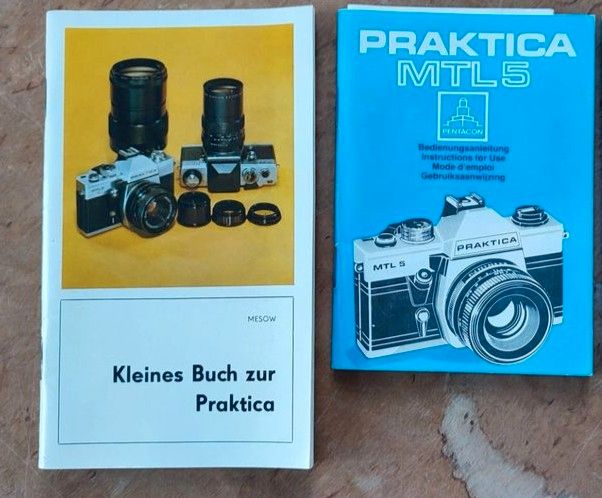 Bedienungsanleitung Pentacon Praktica MTL 3 und MTL5 u. Buch in Oppach