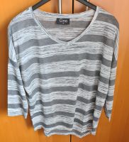 Damen Sommer Pulli Bluse Shirt Gina Benotti 40 grau weiß Ernsting Nordrhein-Westfalen - Datteln Vorschau