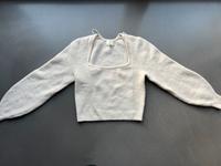 H&M Pullover Gr.S beige Wollpulli Carmen Ausschnitt wollweiss Schleswig-Holstein - Altenholz Vorschau