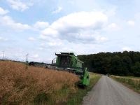 Lohndrusch, Mähdrusch mit Deutz-Fahr Topliner 4075 im Getreide Bayern - Urspringen Vorschau