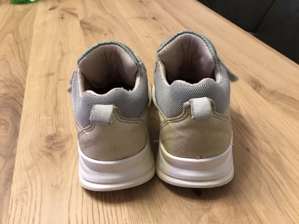 Bisgaard Unisex Kinder Sneaker Gr.28 beige Leder in Georgsmarienhütte