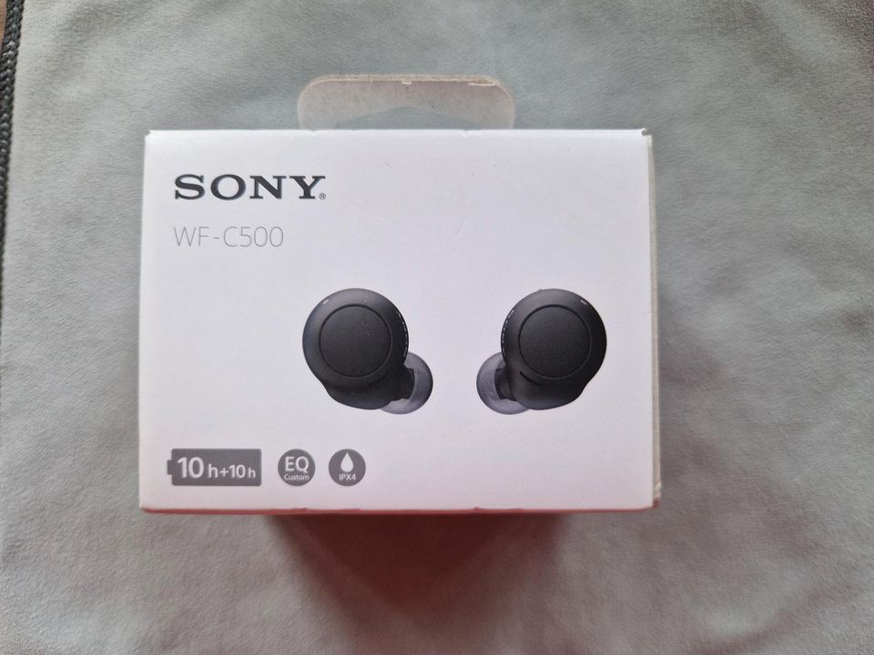 Sony WF-C500 Earbuds / Kopfhörer in OVP in Karben