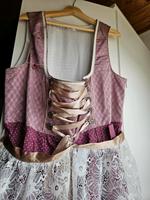 Dirndl Tracht neu 48 Damen Rose beige weiß Bonprix Bayern - Pfreimd Vorschau