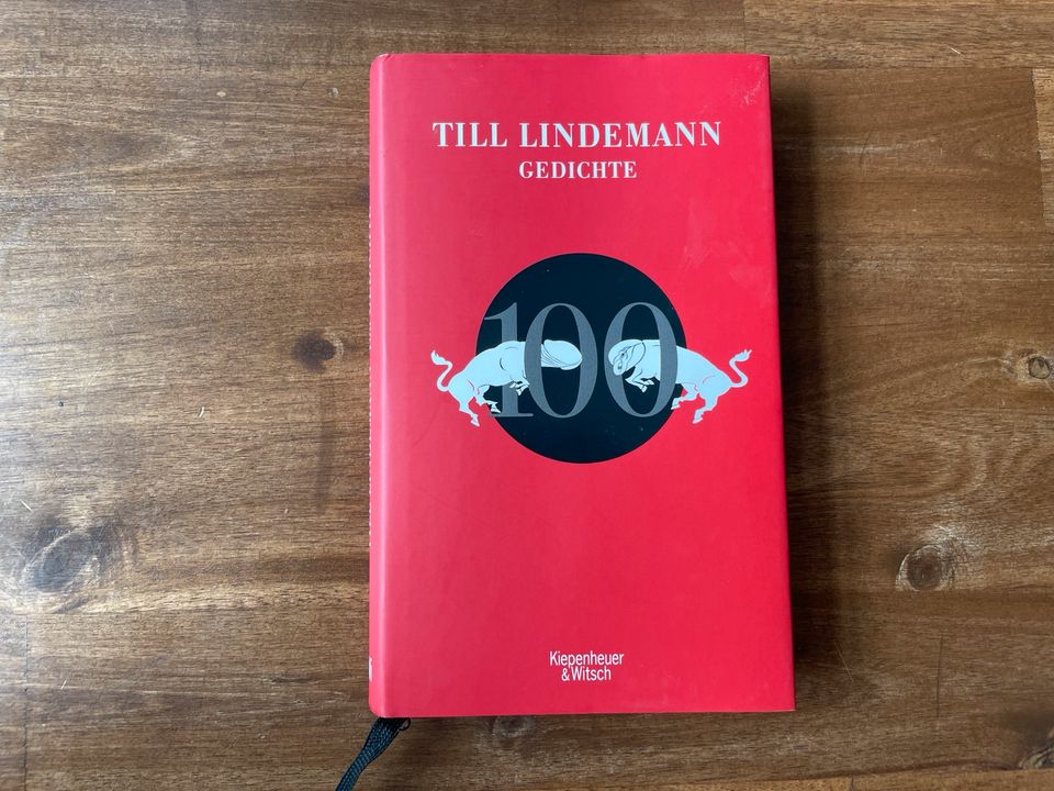 Till Lindemann 100 Gedichte Buch Erstauflage in Hannover