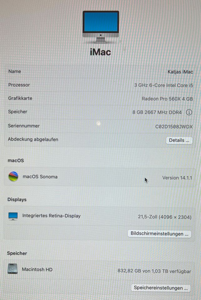 Apple iMac 21,5'' in Stuttgart