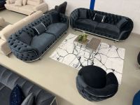 (Gloria 3+3+1 Chesterfield Set ) Couch - Sessel Chester Sofa Gästezimmer Wohnlandschaft Polstersofa Wohnzimmer QMLager Bayern - Ursensollen Vorschau