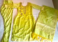 Salwar Kameez in Grün mit Banarasi Tuch - Bollywood Hessen - Neu-Isenburg Vorschau