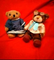 2 Plüsch Teddy Bären Figur DDR Antik Nostalgie Pilot Nordrhein-Westfalen - Leverkusen Vorschau