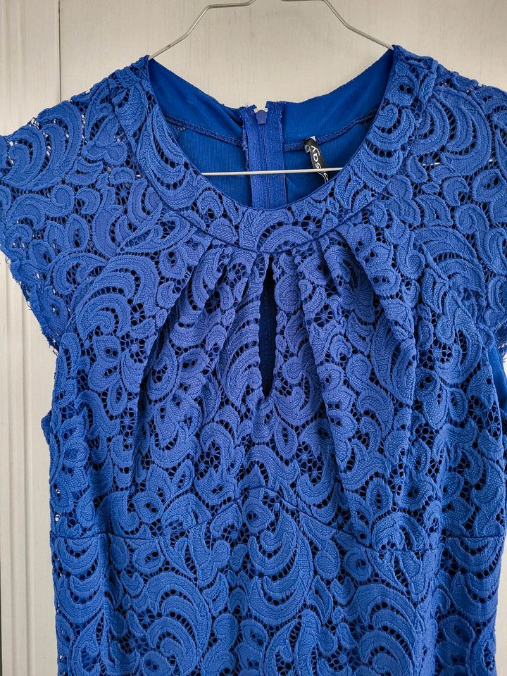 Blaues Spitzen Kleid Damen Gr. 36 Orsay in München
