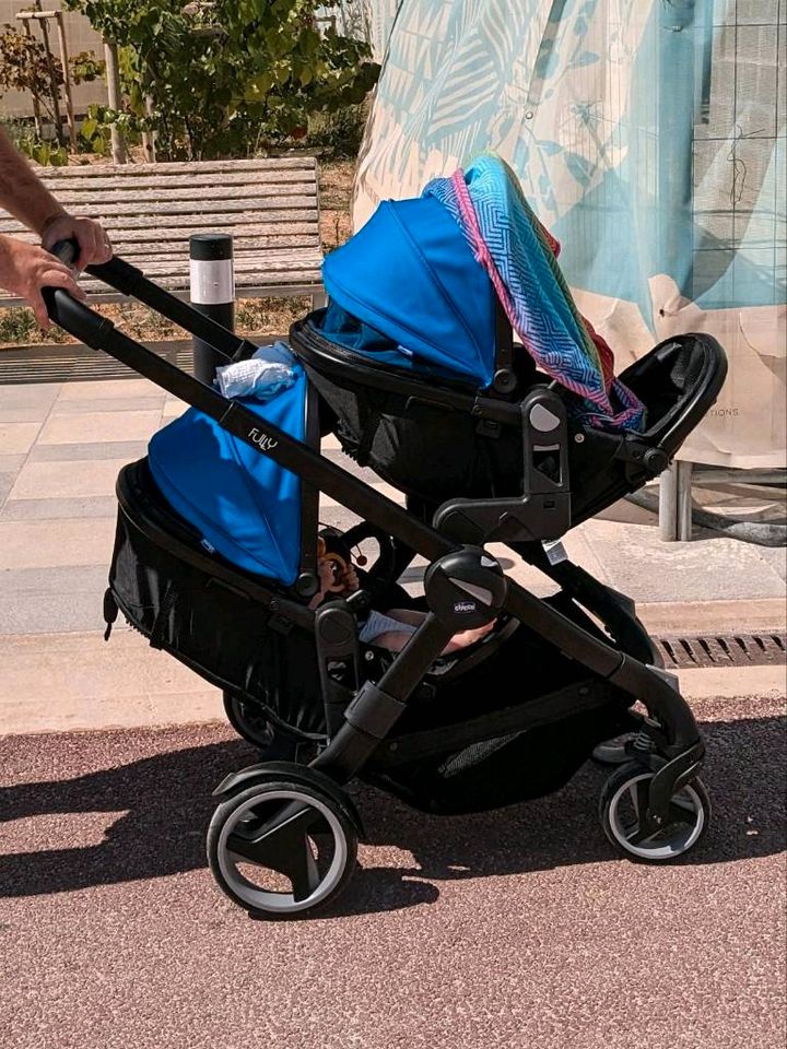 Chicco Fully Twin Zwillingskinderwagen// Geschwisterkinderwagen in Kutzenhausen