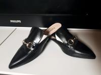 Heine Slipper Gr. 38 schwarz Leder NEU Bayern - Gerolsbach Vorschau
