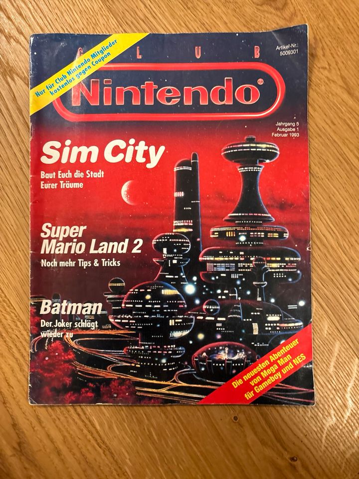 Club Nintendo Magazin Ausgabe 1 Jahr 1993 in Vaterstetten