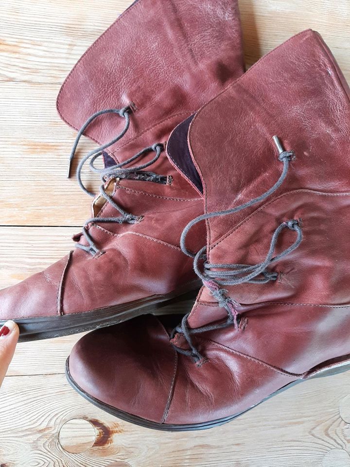 weiche ausgefallene Leder Schuhe 41 in Lüneburg