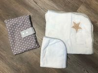 Set Etsy Little Baby Jo Windeltasche Sterne Grau + Mulltuch Nordrhein-Westfalen - Weeze Vorschau