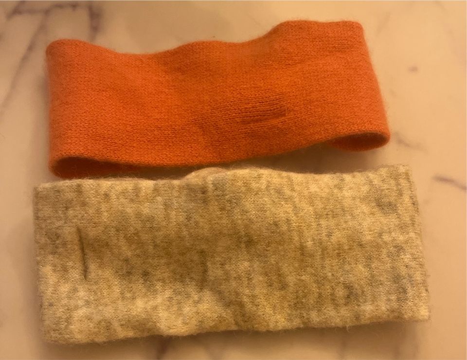 Stirnband Mütze Haarband Ohrenwärmer H&M beige Creme orange neu in München