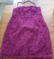 Abendkleid, pinkes Cocktailkleid, Spitzenkleid mit Neckholder, xl Niedersachsen - Sögel Vorschau