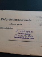 Postzustellungsurkunde Baden-Württemberg - Merzhausen Vorschau