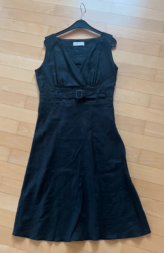 Leinenkleid 36 schwarz in Schwalbach