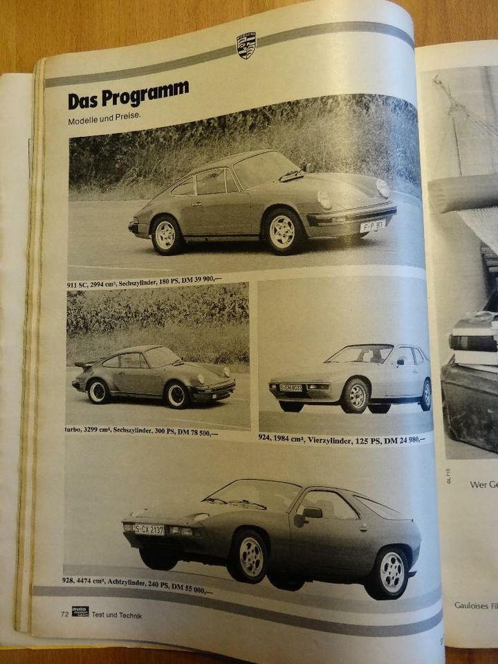 PORSCHE 911 Alles über Porsche AMS Heft 21/1977 in Großefehn