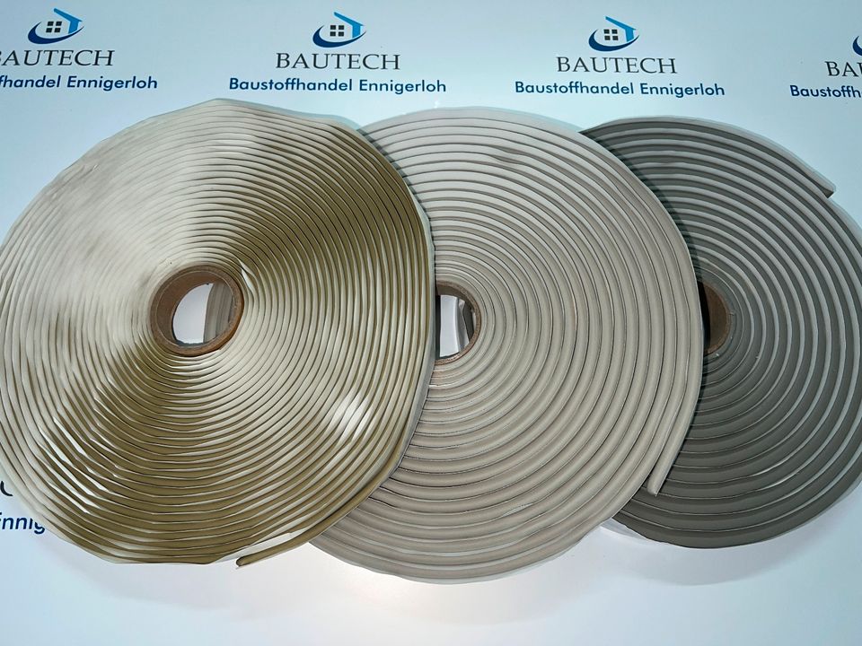 Butylschnur Butylband Dichtband grau rund Ø8mm Ø6mm Ø4mm Ø3mm in  Nordrhein-Westfalen - Ennigerloh