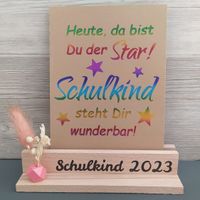 Schulkind 2024 Karte Einschulungsgeschenk Deko Schulanfang Niedersachsen - Fredenbeck Vorschau