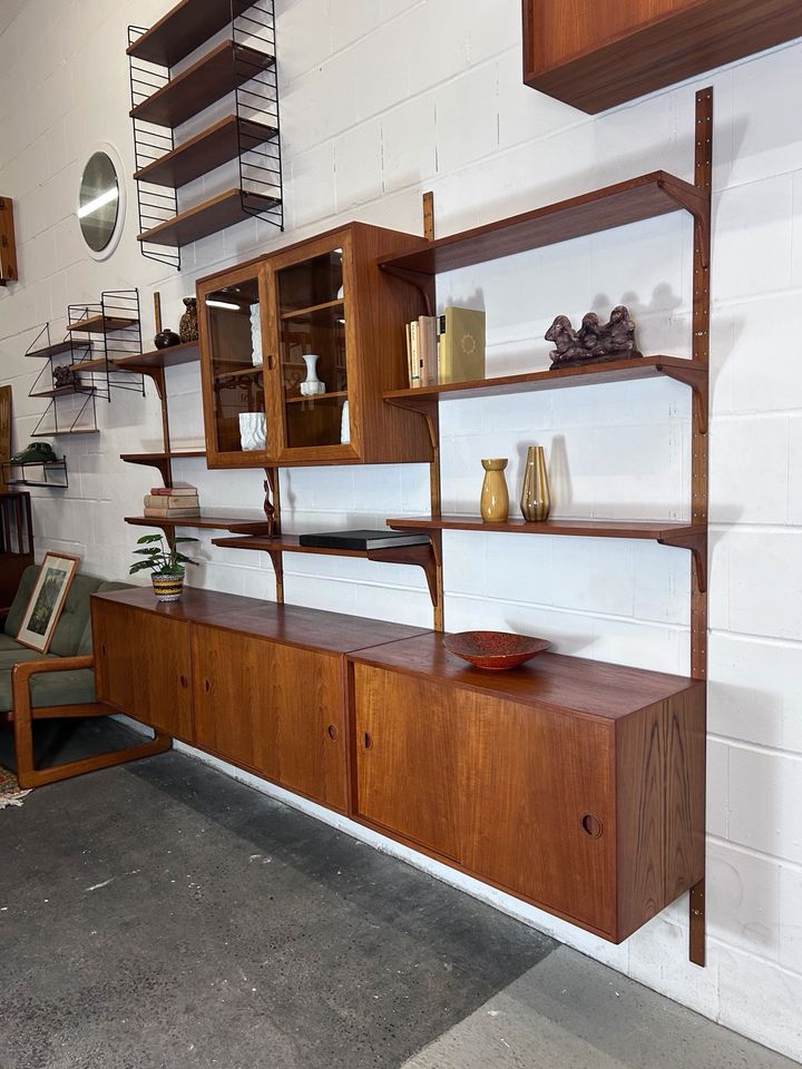 Vintage Teak HG FURNITURE Regalsystem danish 60er Sideboard in Delmenhorst