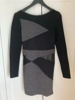 Maje Kleid Damen S Schwarz/Grau Wolle/polyester/leder Düsseldorf - Pempelfort Vorschau