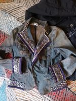 Neu, "Alba Mode"ausgefallene Jeans-Look Jacke, Boho Style,s Hessen - Hünfeld Vorschau