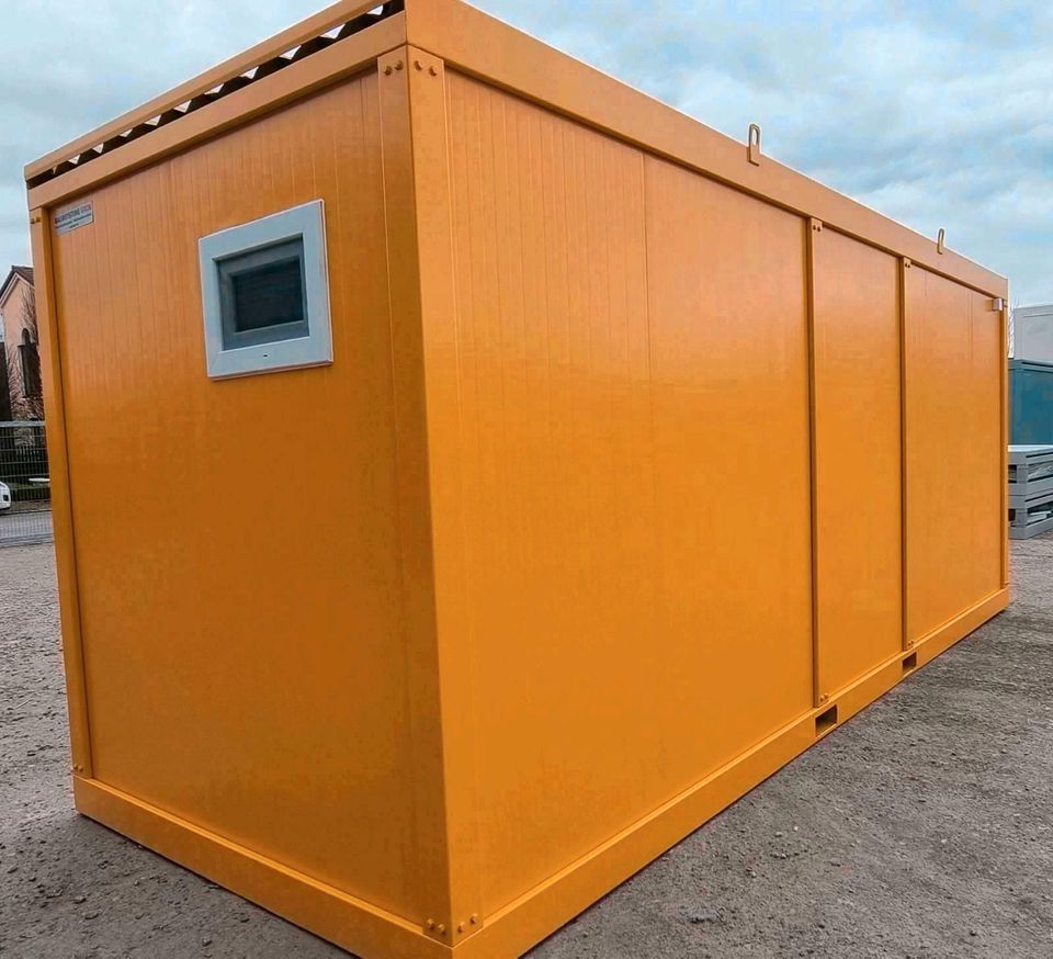 Sanitärcontainer mit 2 Jahren Garantie! Vollausgestattet mit WC, Waschbecken, Urinal & Heizung! Sofort verfügbar für Bau & Unterkünfte! Container für Messe Veranstaltung Konzert Großprojekt Baustelle in München