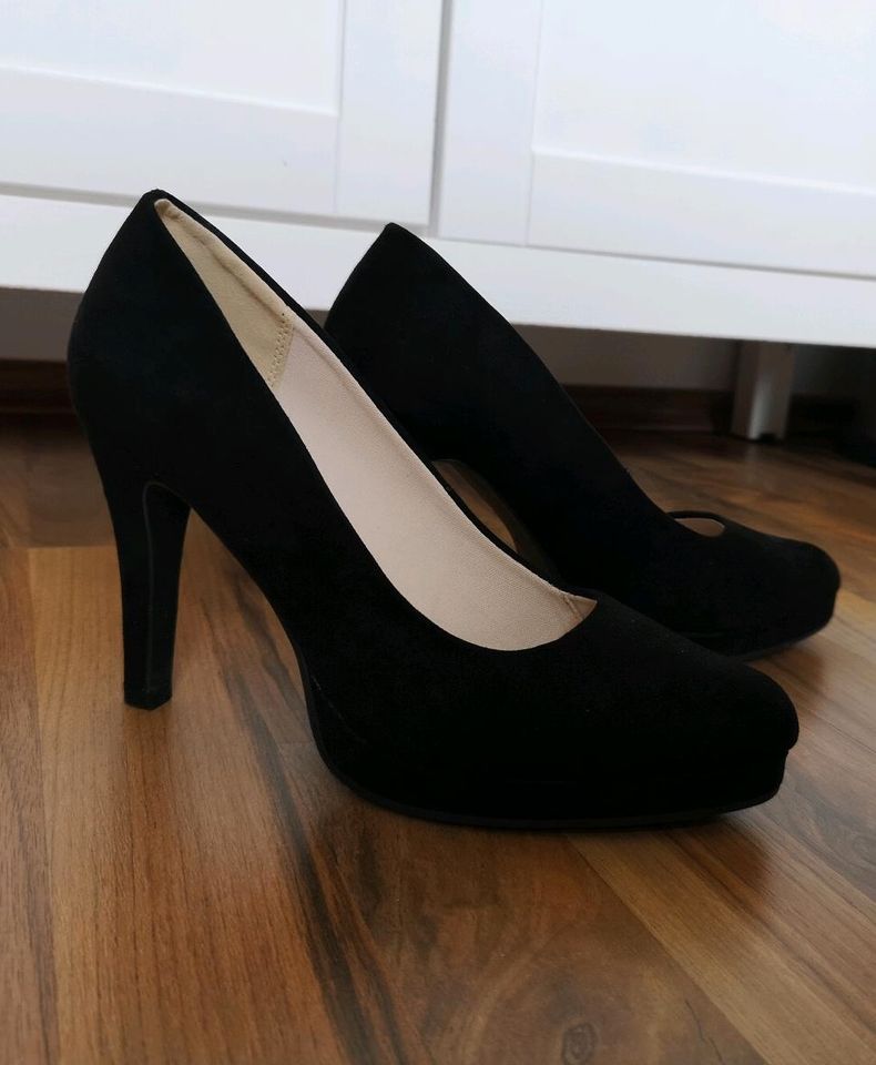 Schwarze Pumps | Highheels | Anna Field | Gr. 38 | chic | wedding in Nidda