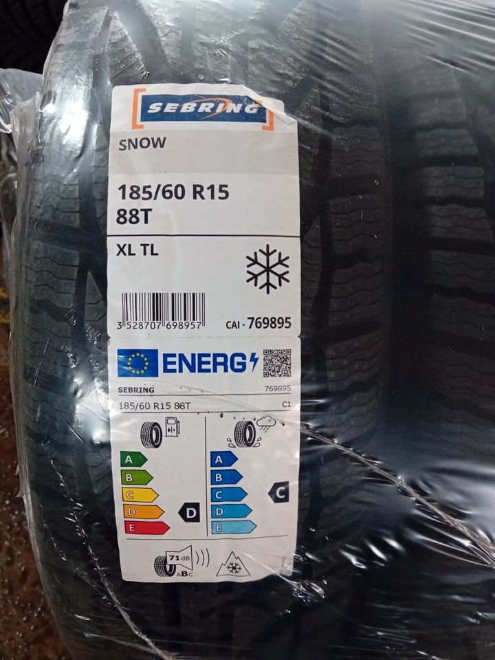 Winterreifen 185/60R15 von Sebring in Mildenau